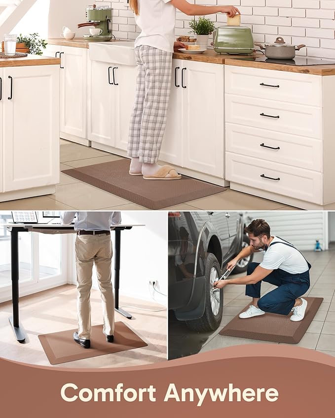 Ophanie Kitchen mats for Floor, 3/4 inch Thick, Kitchen Rugs, 20x39 Anti - Image 8
