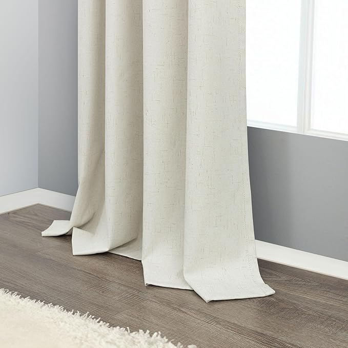 Room Darkening Curtains 72 Inch Length 2 Panel Burg - Image 8