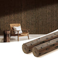 OUZUGIE 2 Pack 96x24 Inch Natural Bamboo Wall Panel – Brown Burned Pole Wrap by OUZUGIE