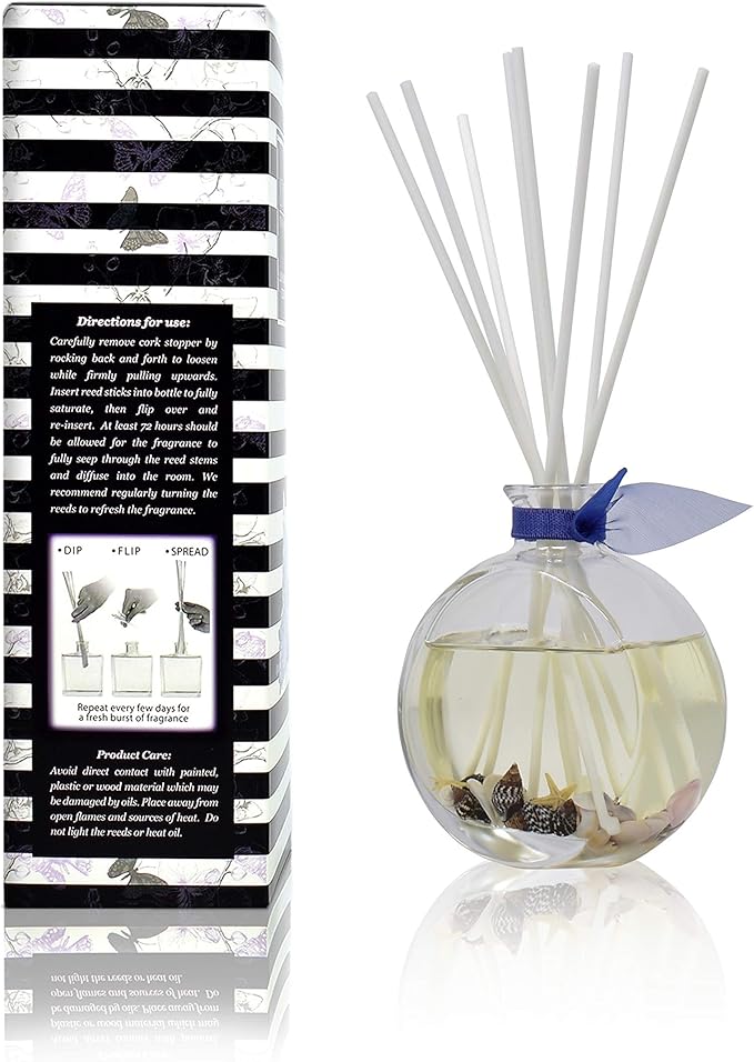 LOVSPA Reed Diffuser Set, Beach House Scented Oil Diffuser - Image 4
