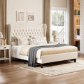 Upholstered Full Size Bed Frame by VINTLJUS