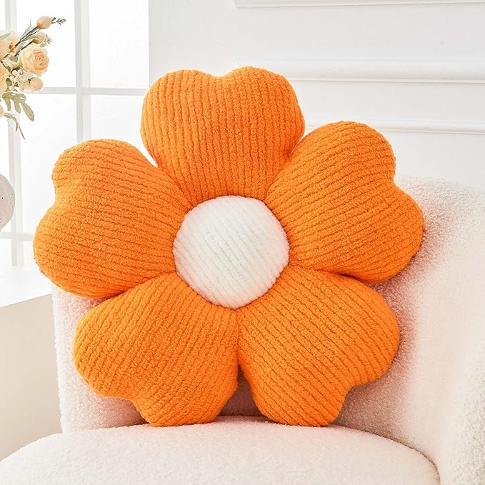 Kcvvcr Flower Throw Pillow, Cute Flower Shaped Pillow Decorative Throw Pillow by Kcvvcr