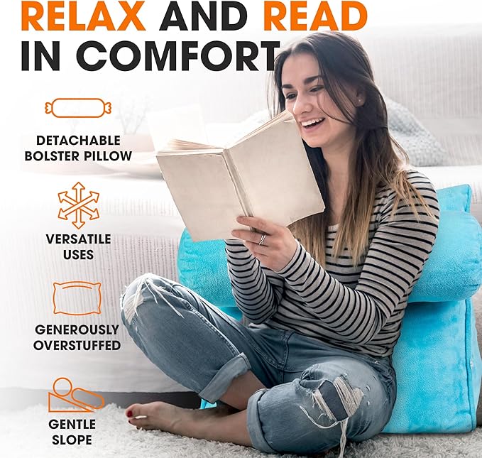 Cheer Collection Reading Wedge Pillow - Image 4