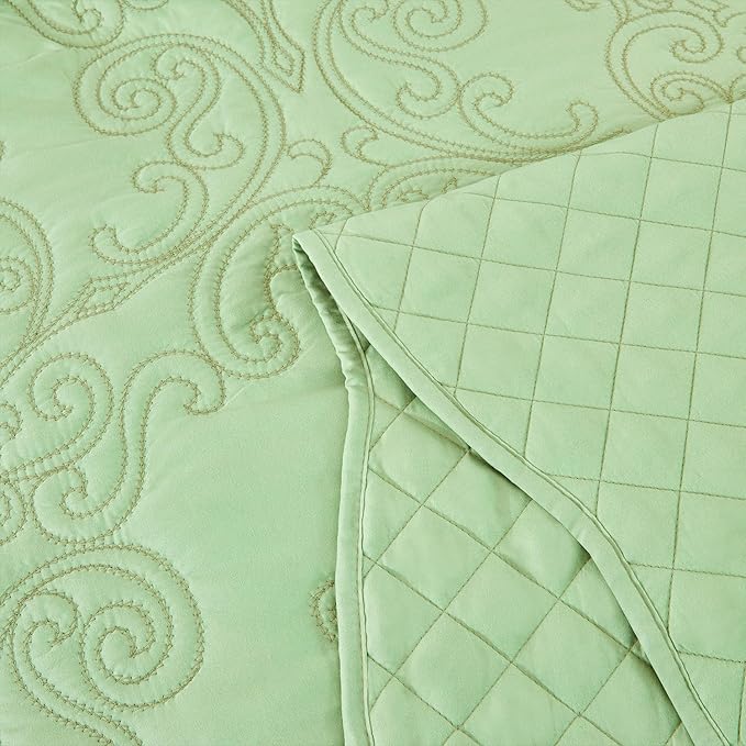 CHIXIN Bedspread Coverlet Set Queen Size - Image 8