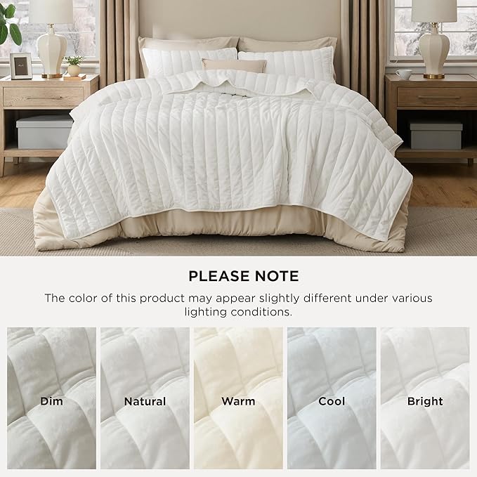 Bedsure Velvet Quilt Queen Size Set - Image 3