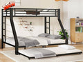 Higher Quality & Stronger Metal Bunk Bed Twin XL Over Queen Size Bunkbed Frame by Unknown