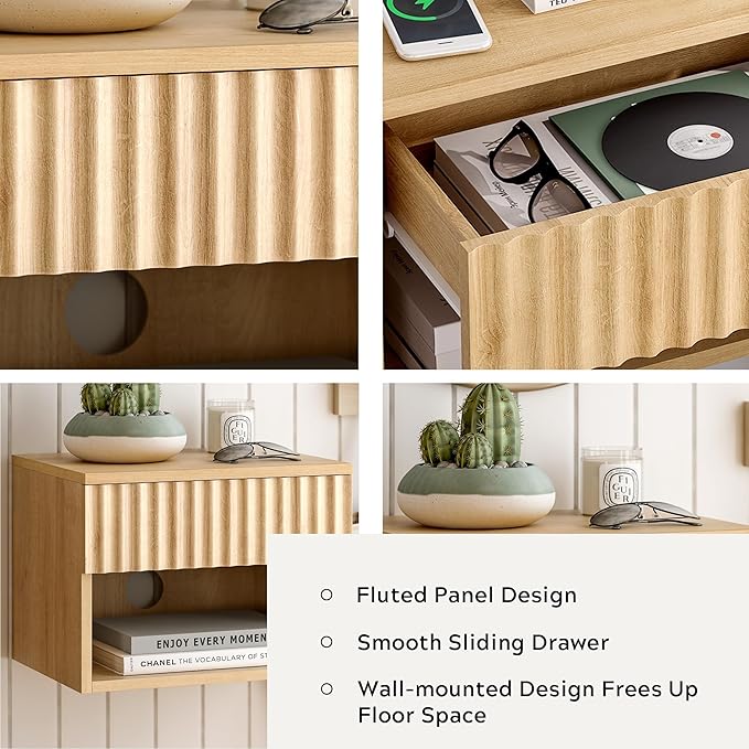 Floating Nightstands Set of 2 - Image 4