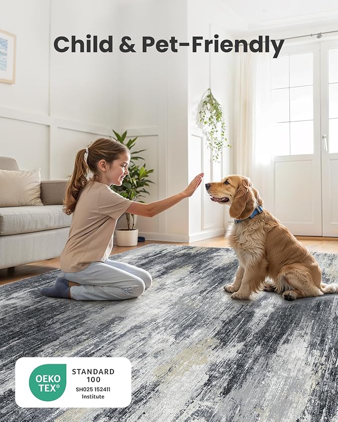 AMADA HOMEFURNISHING 9x12 Area Rugs - Image 7