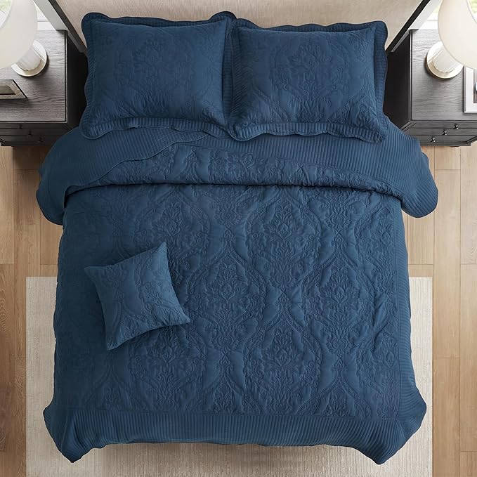 CHIXIN Bedspread Coverlet Quilt Set Full Size - Image 4