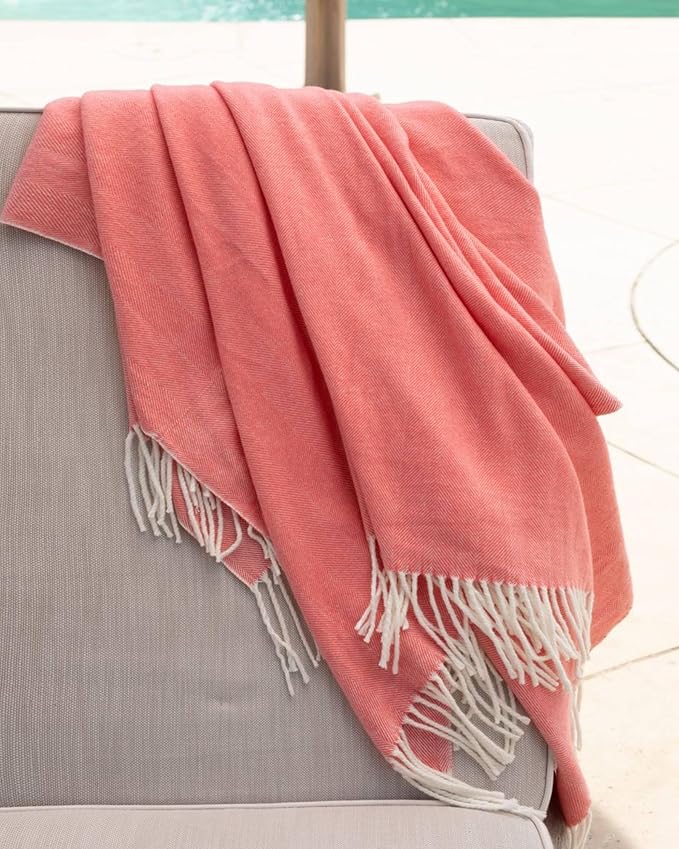 Alashan Cotton Acrylic Adirondack Herringbone Woven Throw - Image 2