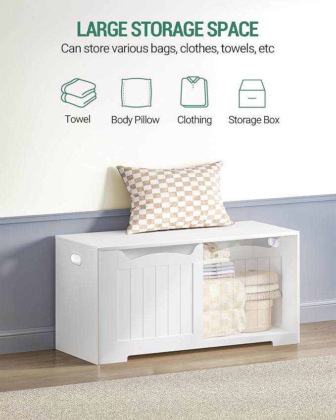 Hzuaneri 39.4" Storage Chest, Storage Bench Trunk - Image 8