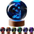 Conalisk 3D Underwater World Crystal Ball Lamp, Lifelike LED Fish Crystal Night by Conalisk