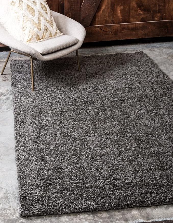 Unique Loom Solid Shag Collection Area Rug - Image 19