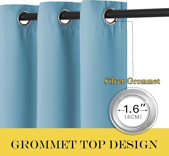 NICETOWN Blackout Curtains 120 inch Length - Image 6