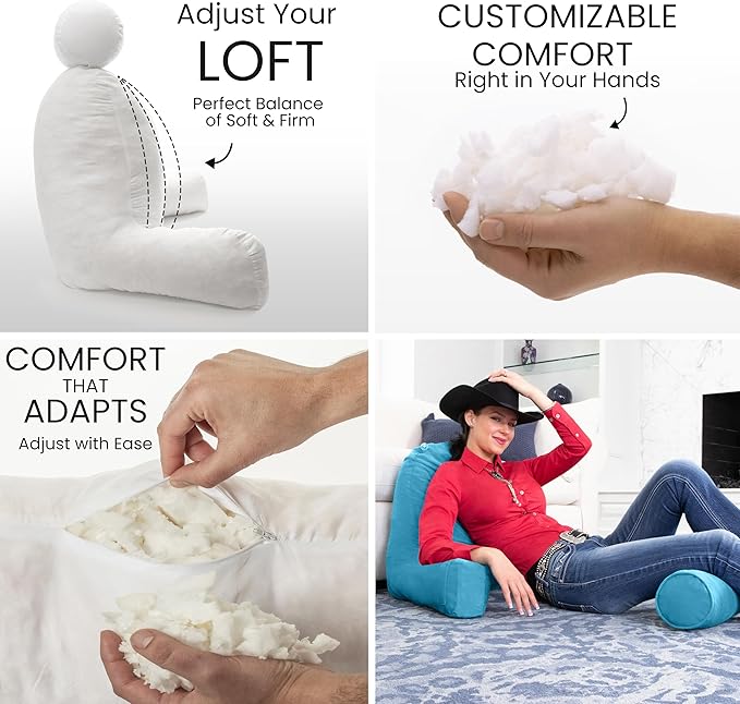 Husband Pillow XXL Reading & Bed Rest Pillows - Image 2