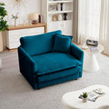 mikibama 41.4 Inch Single Seat Sofa, Chenille Comfy Deep Upholstered Couch by Mikibama