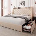 Feonase Upholstered Queen Bed Frame by FEONASE