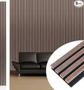 NeatiEase Wood Wall Panels, 9 Feet Acoustic Slat Wall Panels by NeatiEase