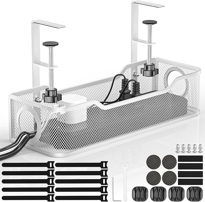 Under Desk Cable Management Tray by GZOKMOG