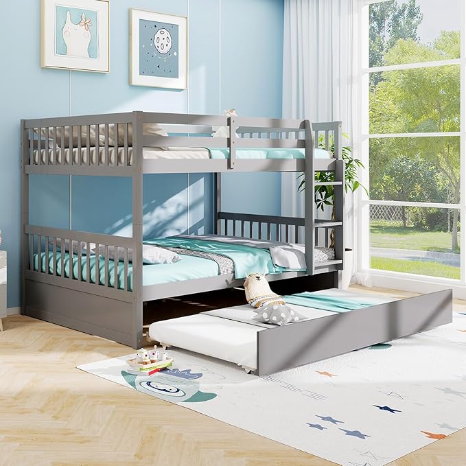 Giantex Full Over Full Bunk Bed - Image 9