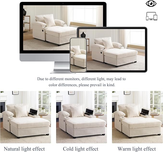SUNWAVE 58" Chaise Lounge Chair - Image 9