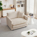 mikibama 41.4" W Single Seat Sofa, Chenille Comfy Deep Upholstered Couch by Mikibama