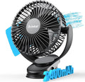 Svinkal USB Portable Clip on Fan, 2400mAh Battery Type-C 6in, 3 Speed 720° by FocusedUSBsmallappliances