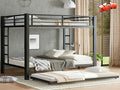 Upgraded & Stronger Heavy Duty Metal Queen Over Queen Bunk Bed by Unknown