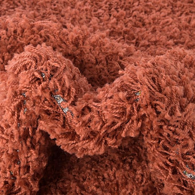 Unique Loom Solid Shag Collection Area Rug - Image 6