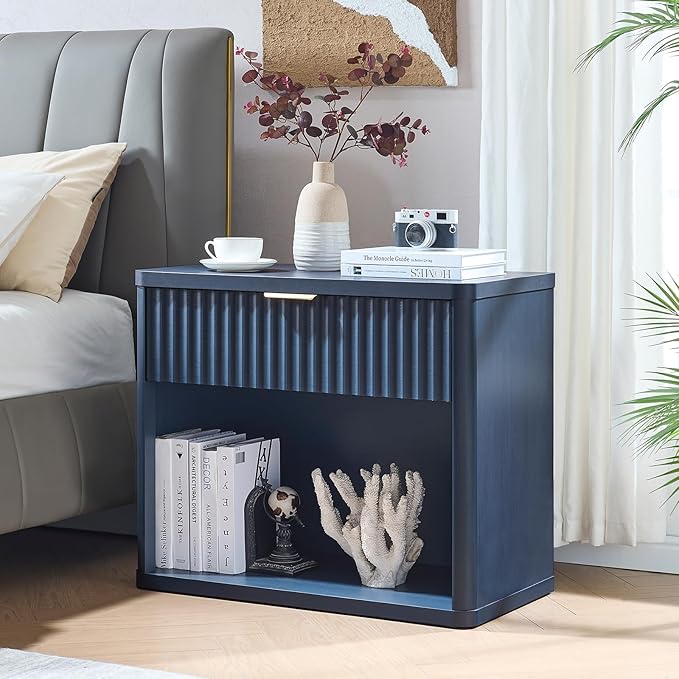 LEYAOYAO 31" Wide Fluted Nightstand - Image 3