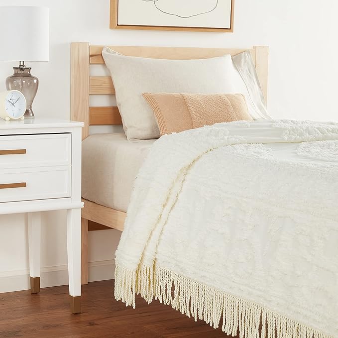 Beatrice Home Fashions Medallion Chenille Bedspread - Image 2