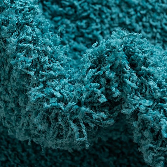 Unique Loom Solid Shag Collection Area Rug - Image 7
