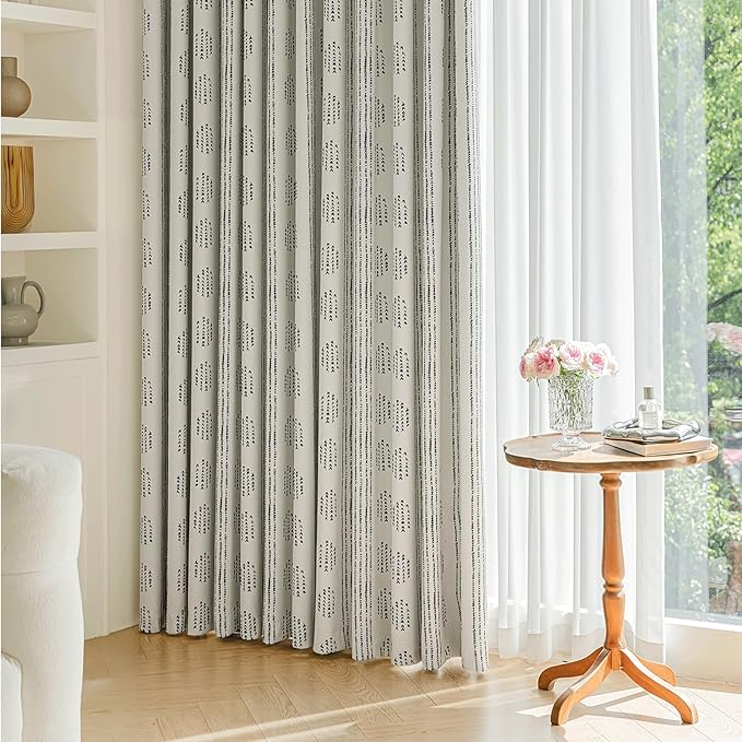 100% Boho Blackout Curtains 96 Inches Long - Image 6