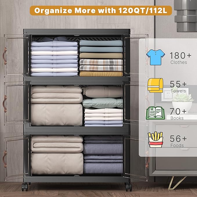 Extra Large Stackable Storage Bins - Image 3