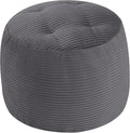 MeMoreCool Stuffed Round Pouf Ottoman Foot Rest, Floor Pouf Foot Stool by MeMoreCool