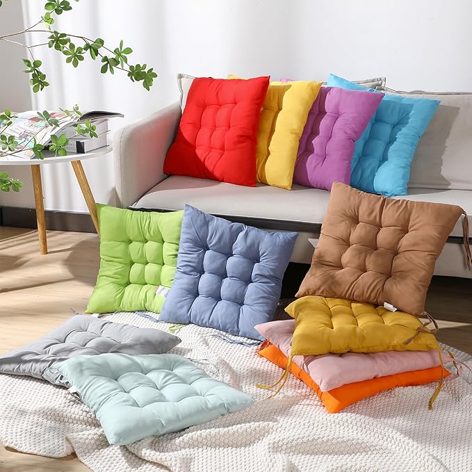 Geetery 24 Pcs Floor Pillows for Classroom Bulk Square Seating Cushions for - Image 4