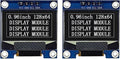 Haldzemo 0.96" OLED Display Module I2C IIC Serial 128X64 SSD1306 LCD Screen VCC by Haldzemo