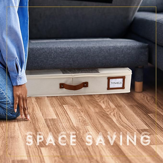 HOMELUX THEORY 2pc Under Bed Storage Containers, Bedroom Under the Bed Drawer - Image 7