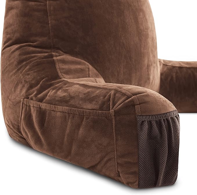 Husband Pillow Medium Chocolate, Backrest - Image 8