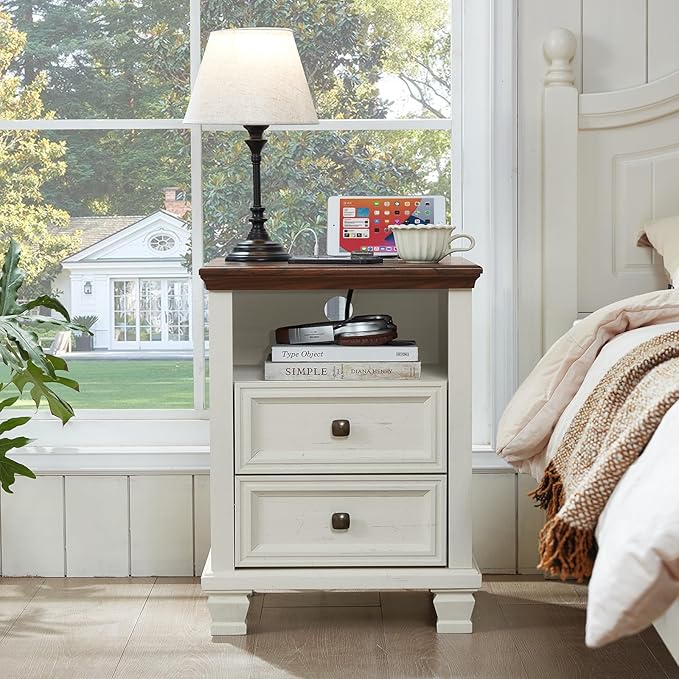 SAVOR LIFE Farmhouse Side Table - Image 6
