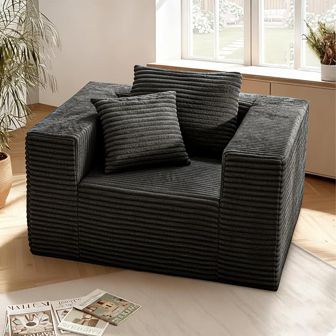 Single Cloud Sofa, Giant Bean Bag Chair - Image 2