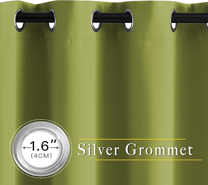 NICETOWN Light Reducing Grommet Curtains - Image 2