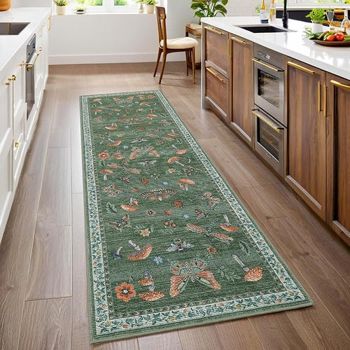 2.5x8 Runner Rug for Hallway Washable Kitchen Rugs Non Slip - Image 2