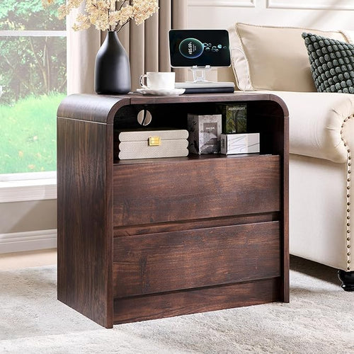 25" Tall Modern Nightstand by AITJUNZ
