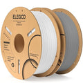 ELEGOO PLA Filament 1.75mm White & Gray 2KG, 3D Printer Filament Dimensional by ELEGOO