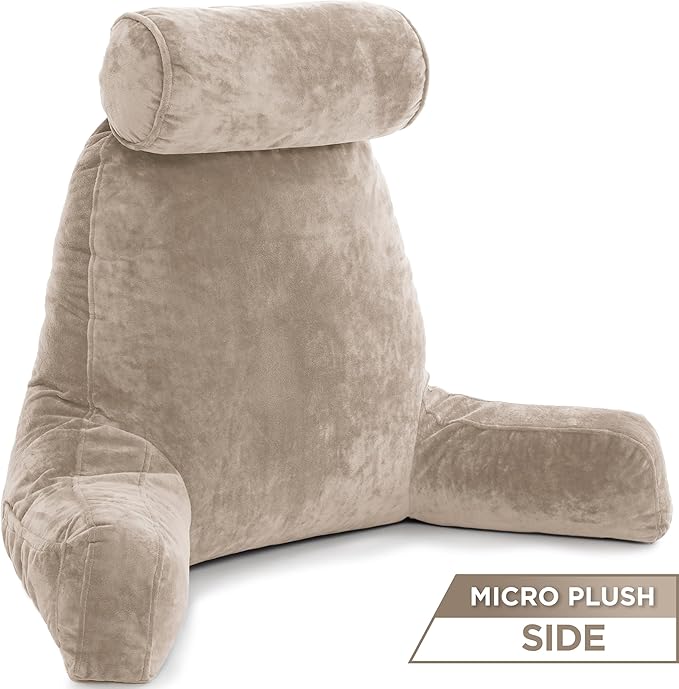 Husband Pillow XXL Aspen Edition, Adult Reading Sit Up Bed Rest Pillow - Image 9