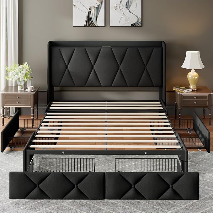 Feonase Full Size Bed Frame - Image 7