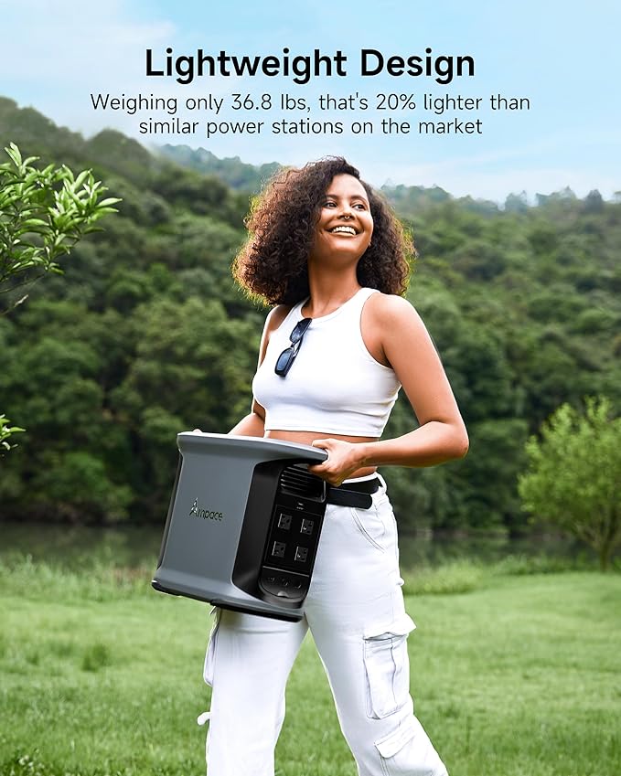 AMPACE 2400W Solar Power Station - Image 9