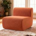 Single Boneless Chairs, Fireside Beanbag Chair Upholstered Cloud Sofa Chair by GJQFurniture