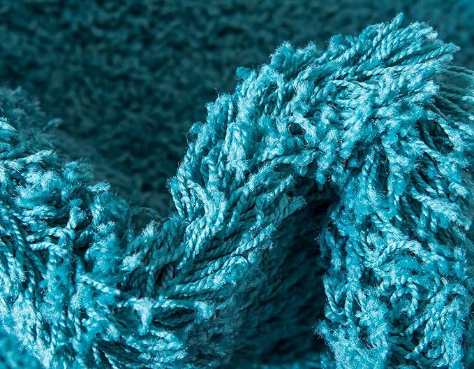 Unique Loom Solid Shag Collection Area Rug - Image 8